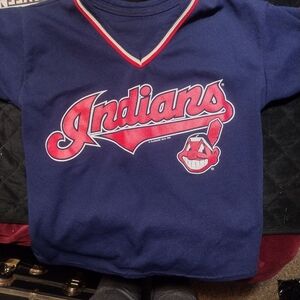 Original authentic woman's indians baseball shirt which are now the guardians